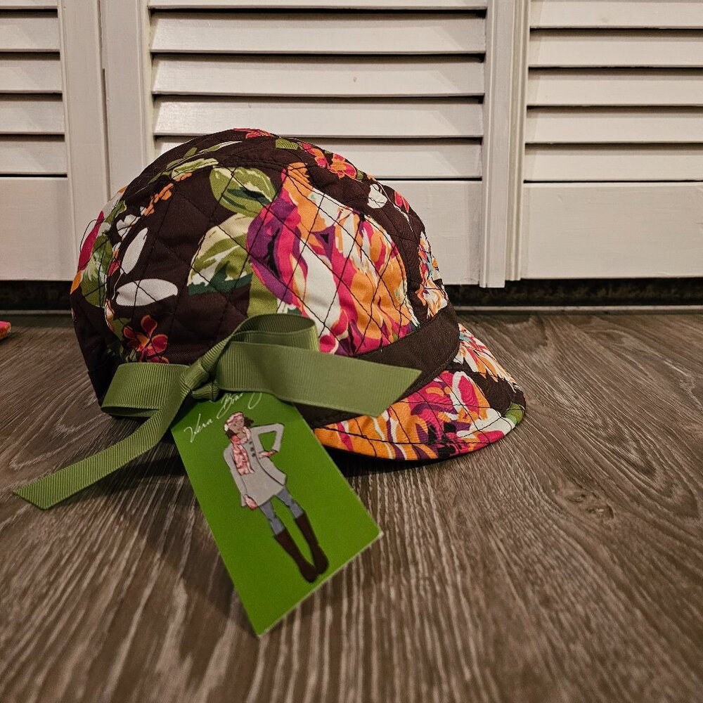 Vera Bradley English Rose Newsgirl Cap New with Tags